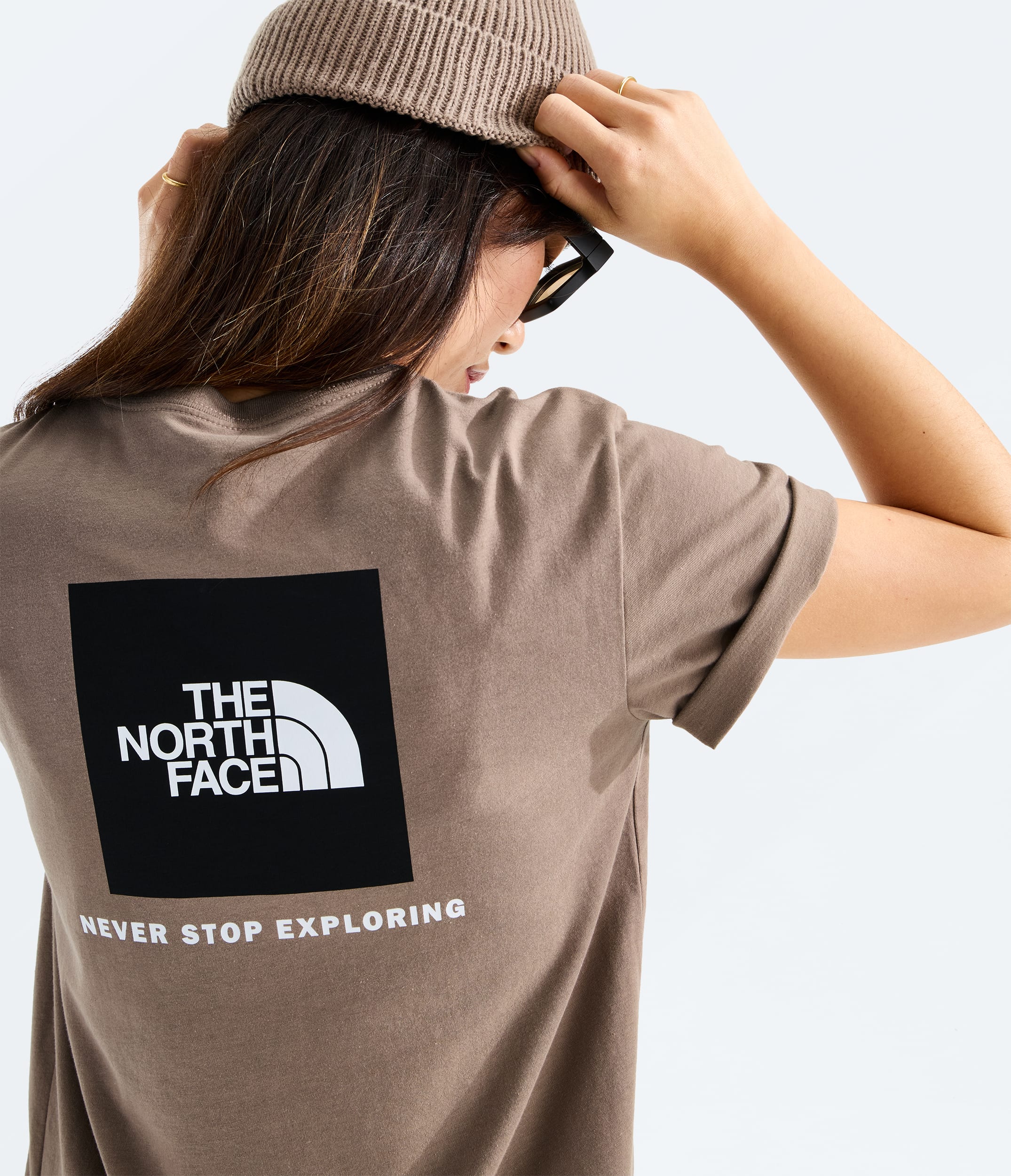 Womens Evolution Box NSE Relaxed ShortSleeve Tee TNF HERO2