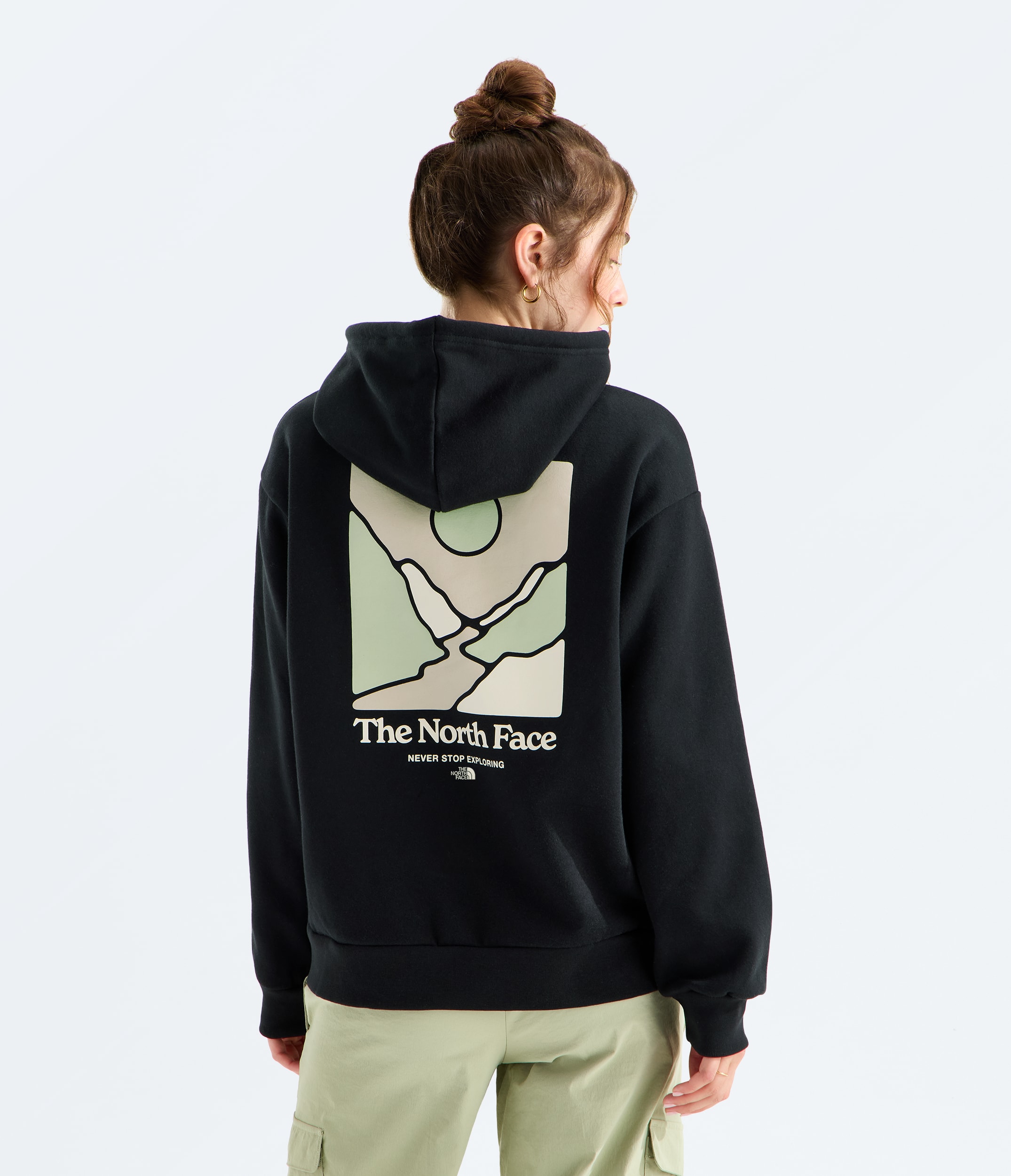 Womens Evolution Monte Oversize Hoodie TNF Main