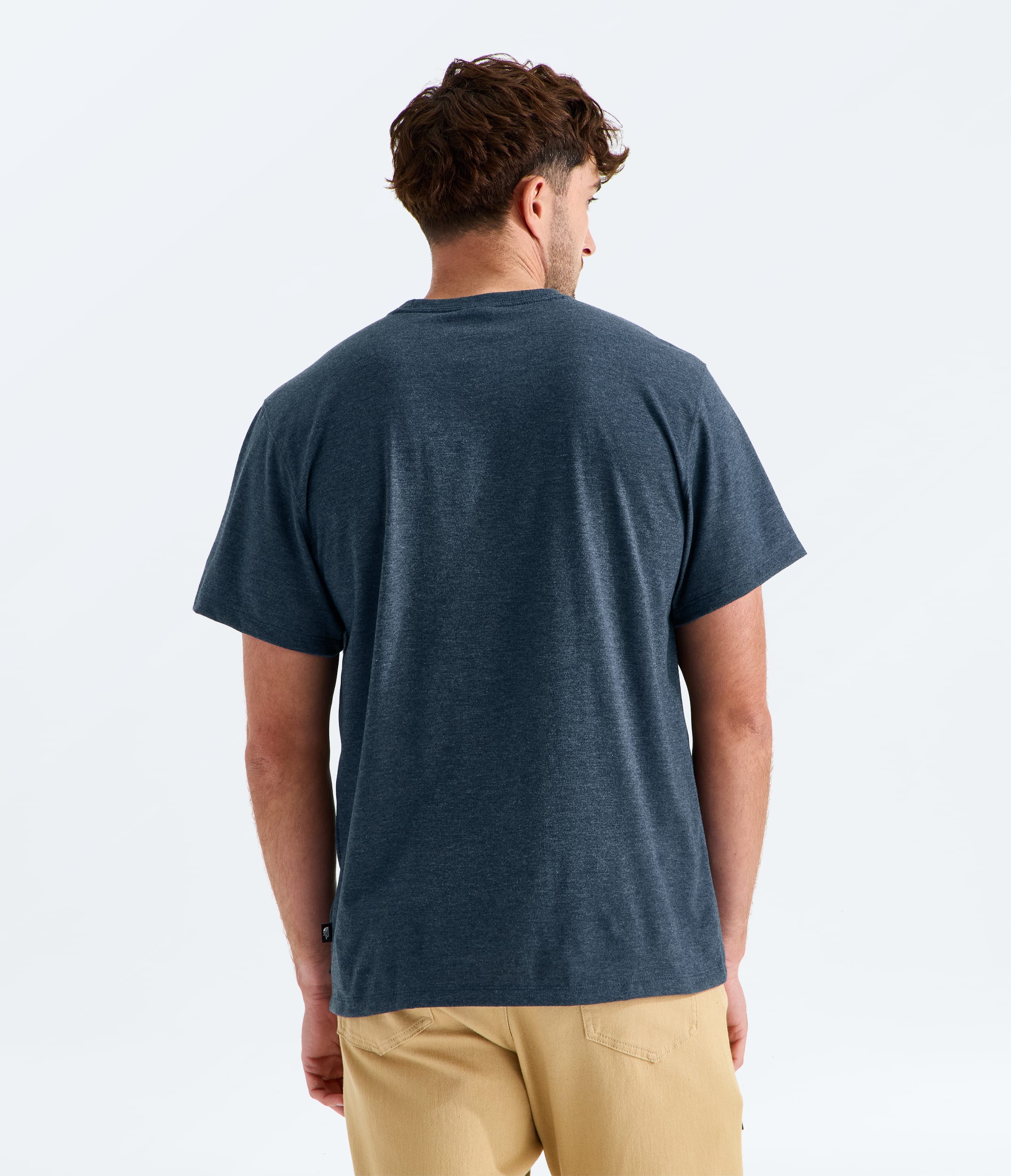 Mens TriBlend ShortSleeve Pocket Tee TNF BACK