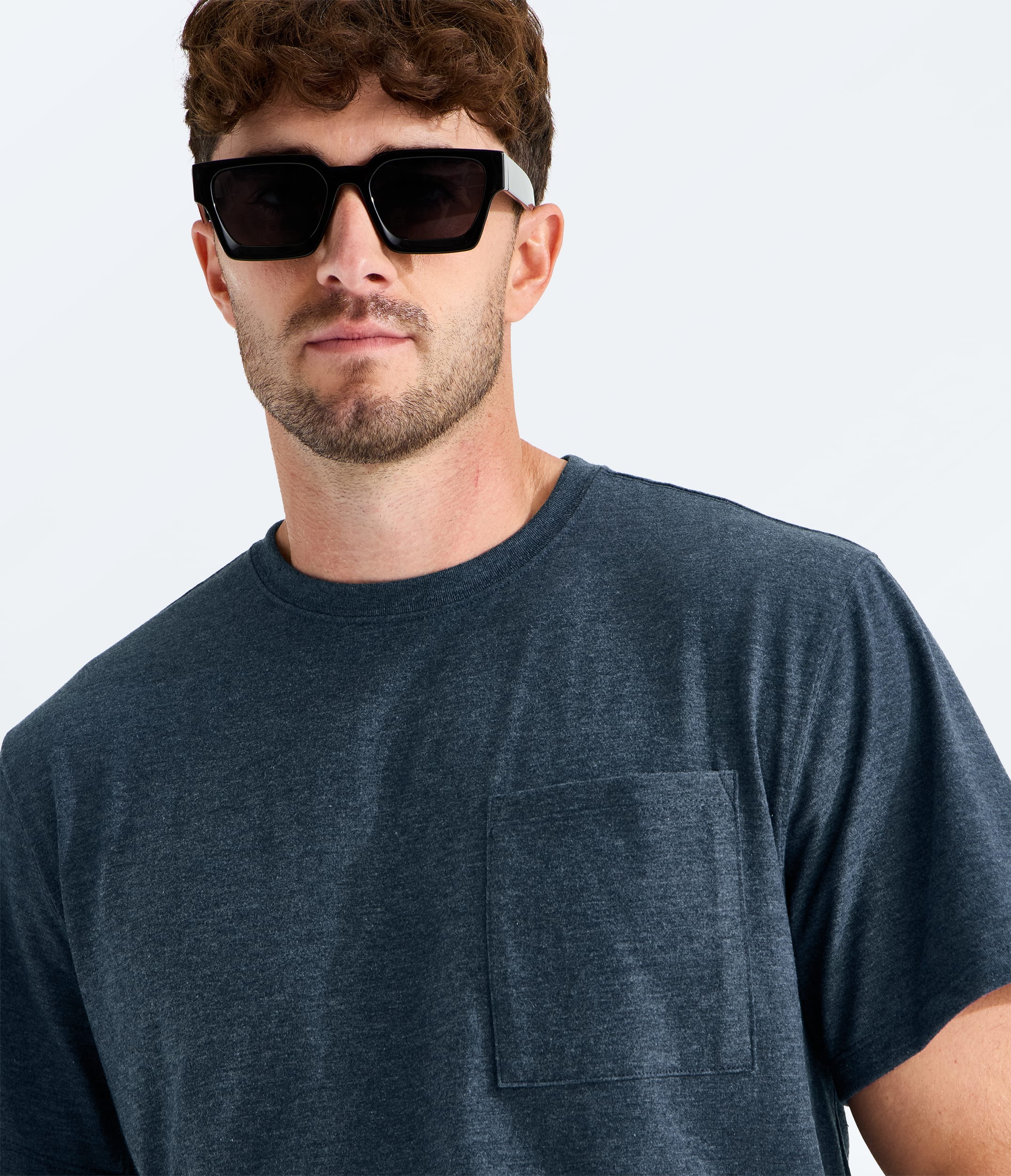 Mens TriBlend ShortSleeve Pocket Tee TNF HERO2
