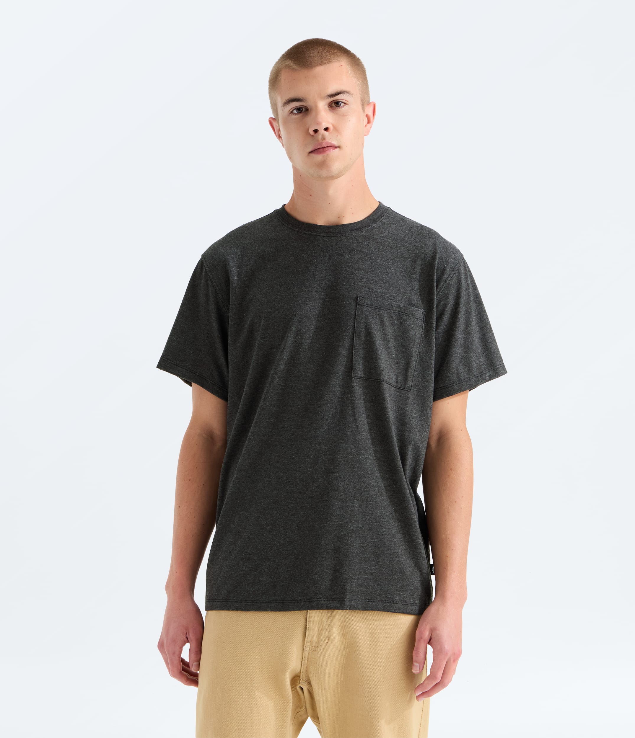 Mens TriBlend ShortSleeve Pocket Tee TNF Main