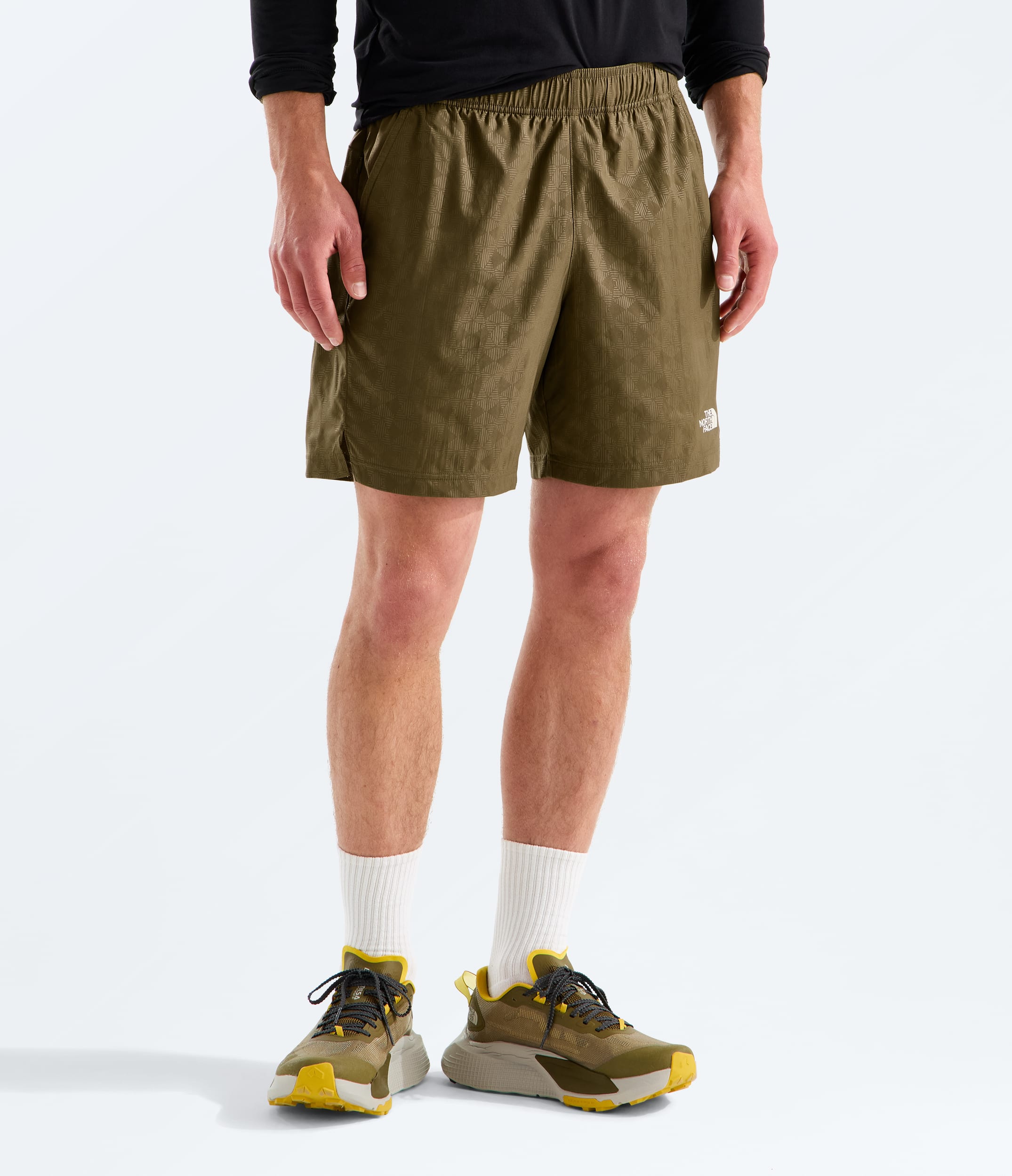 Mens 247 Pentadome Embossed 7 Shorts TNF Main