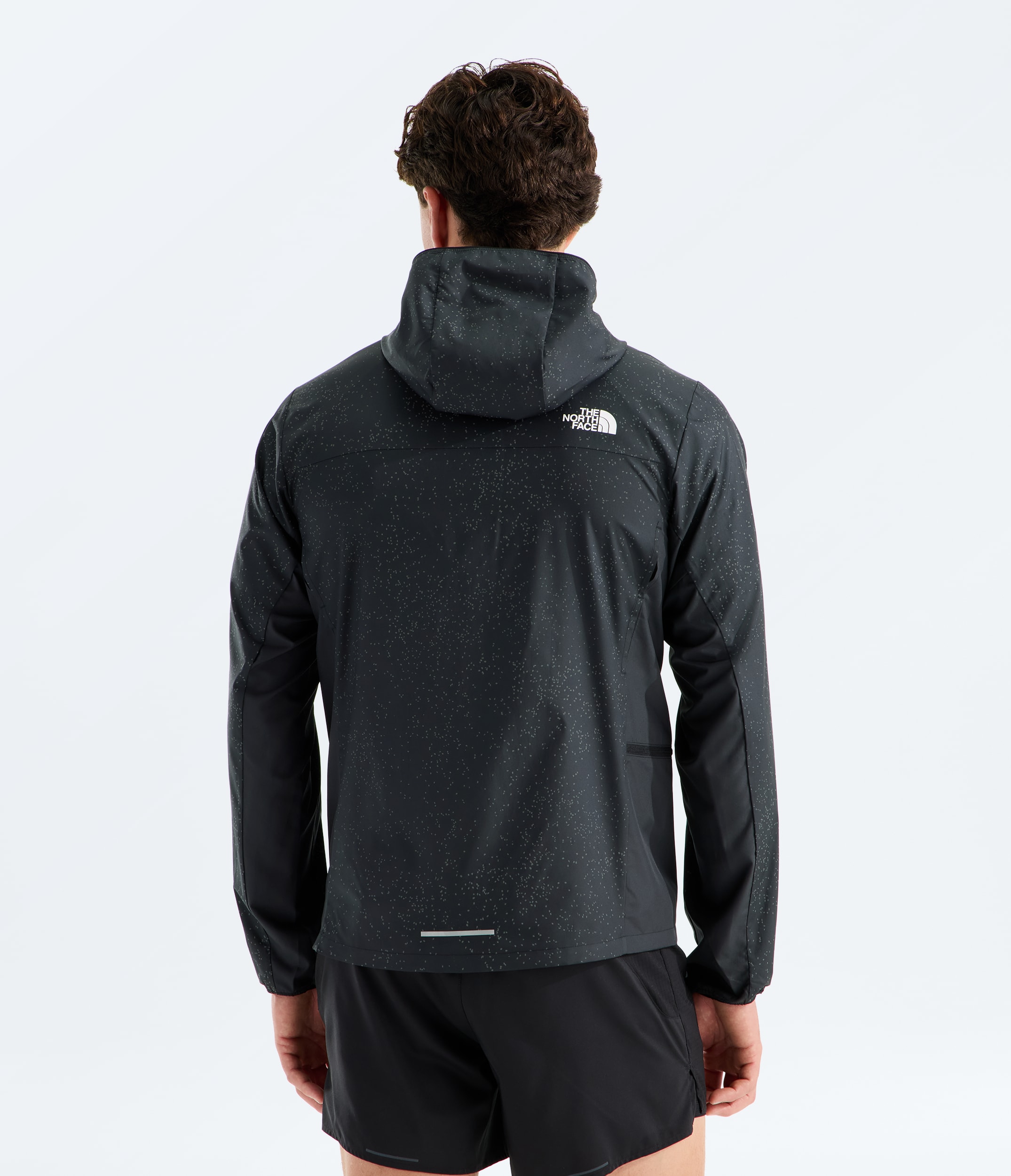 Mens Fontanales Wind Jacket Reflective TNF BACK