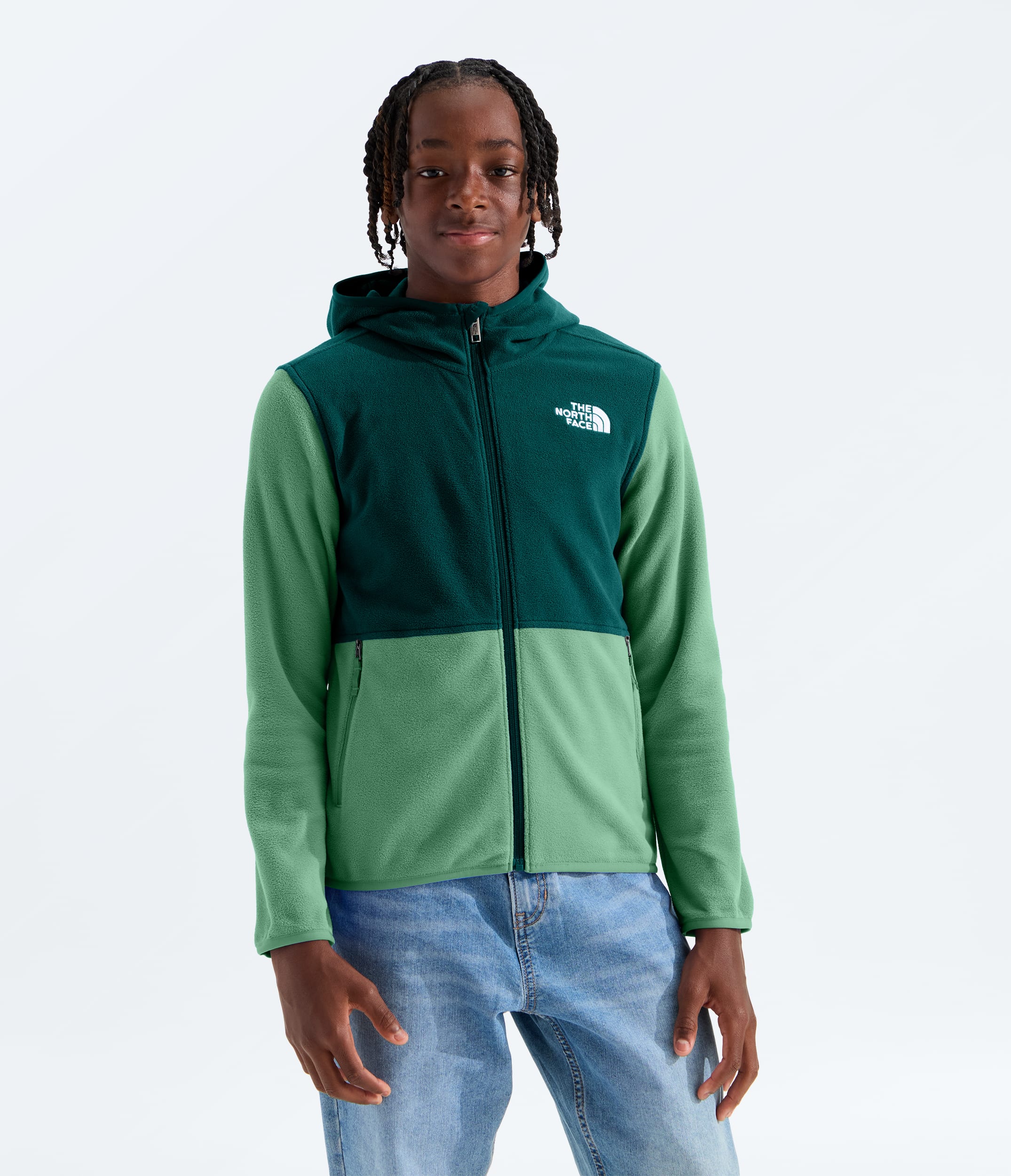 Boys  Girls Glacier FullZip Hoodie TNF HERO2