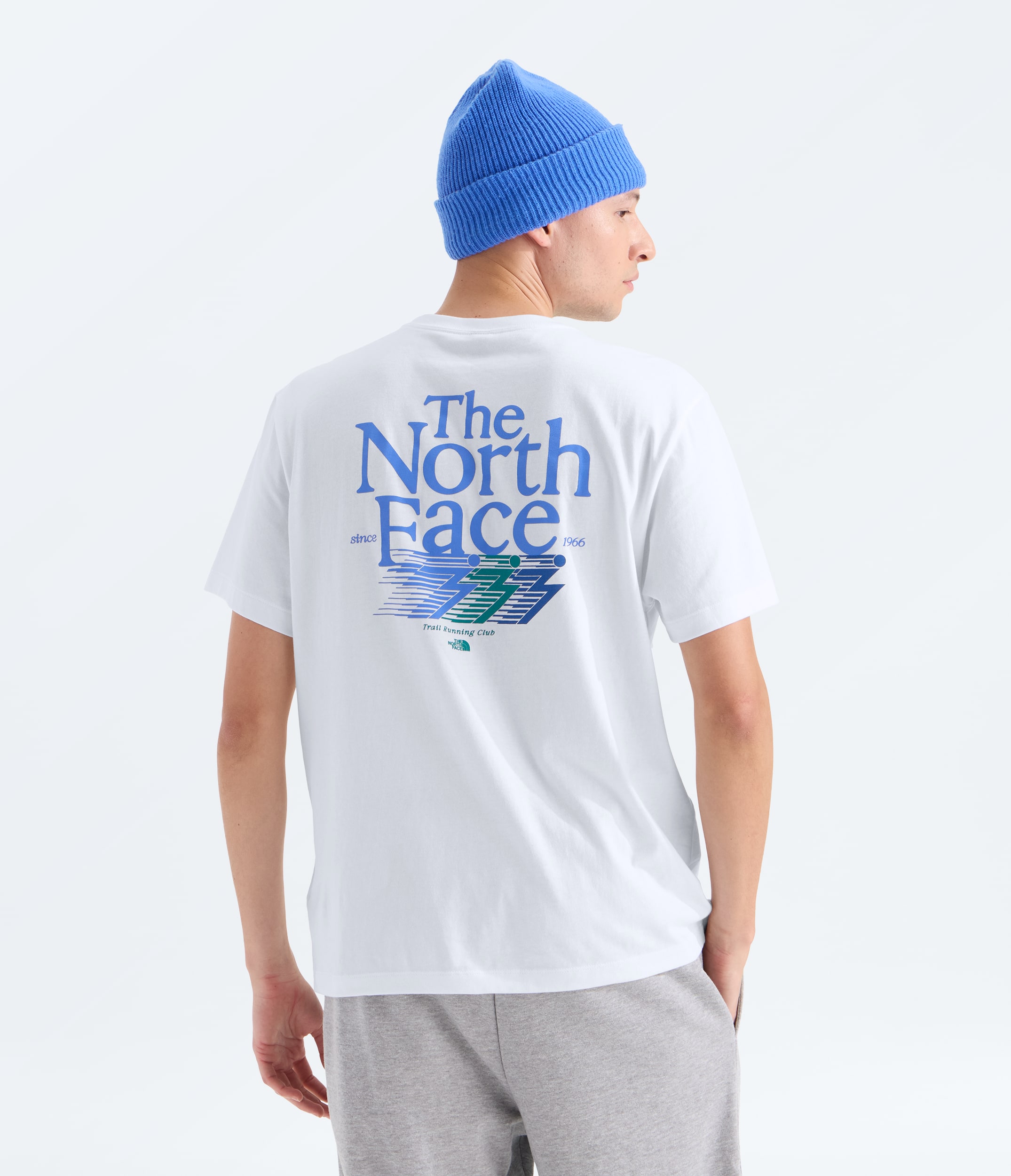 Mens Retro Trail Relaxed ShortSleeve TeeGraphic TNF HERO