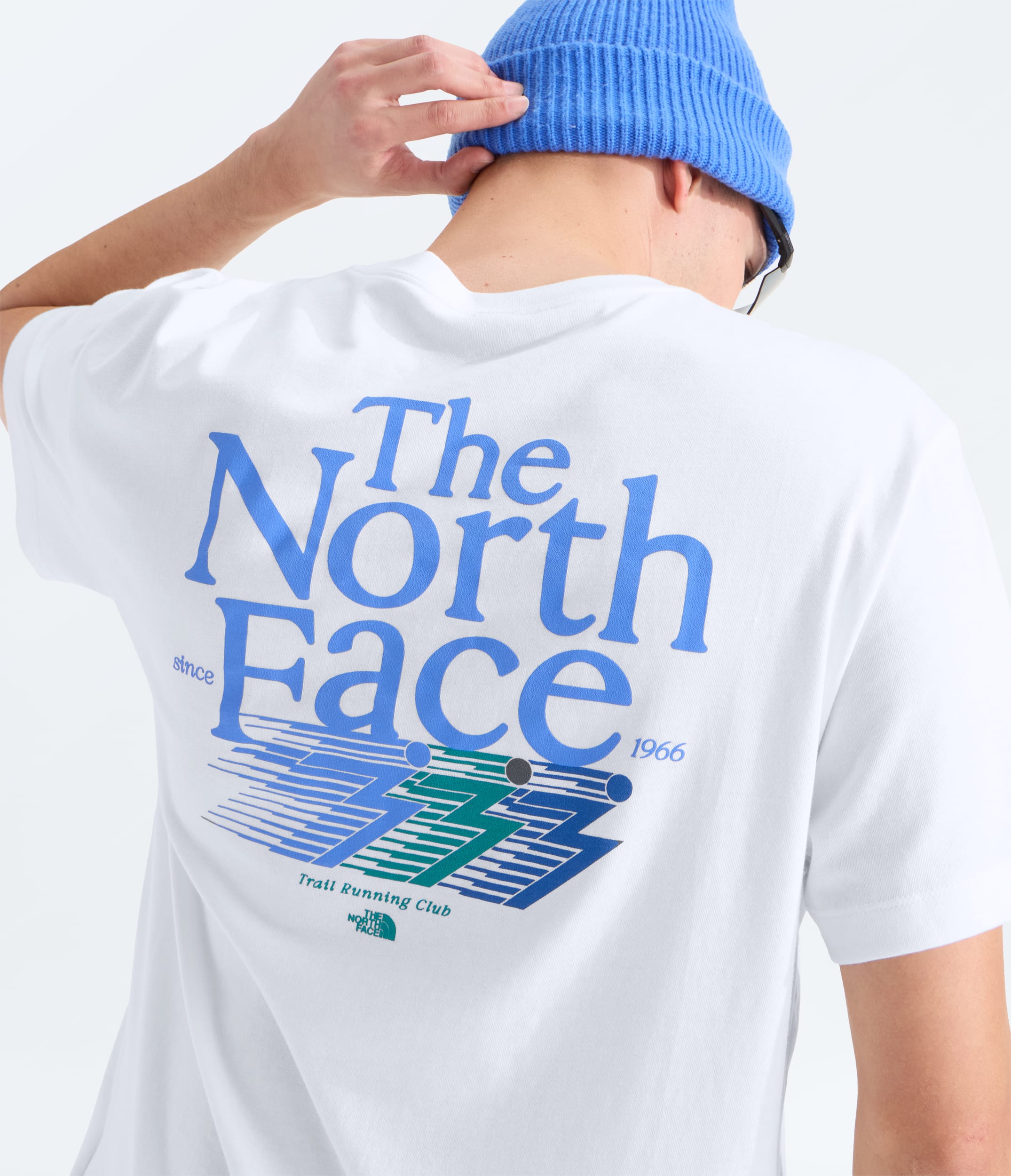Mens Retro Trail Relaxed ShortSleeve TeeGraphic TNF HERO2