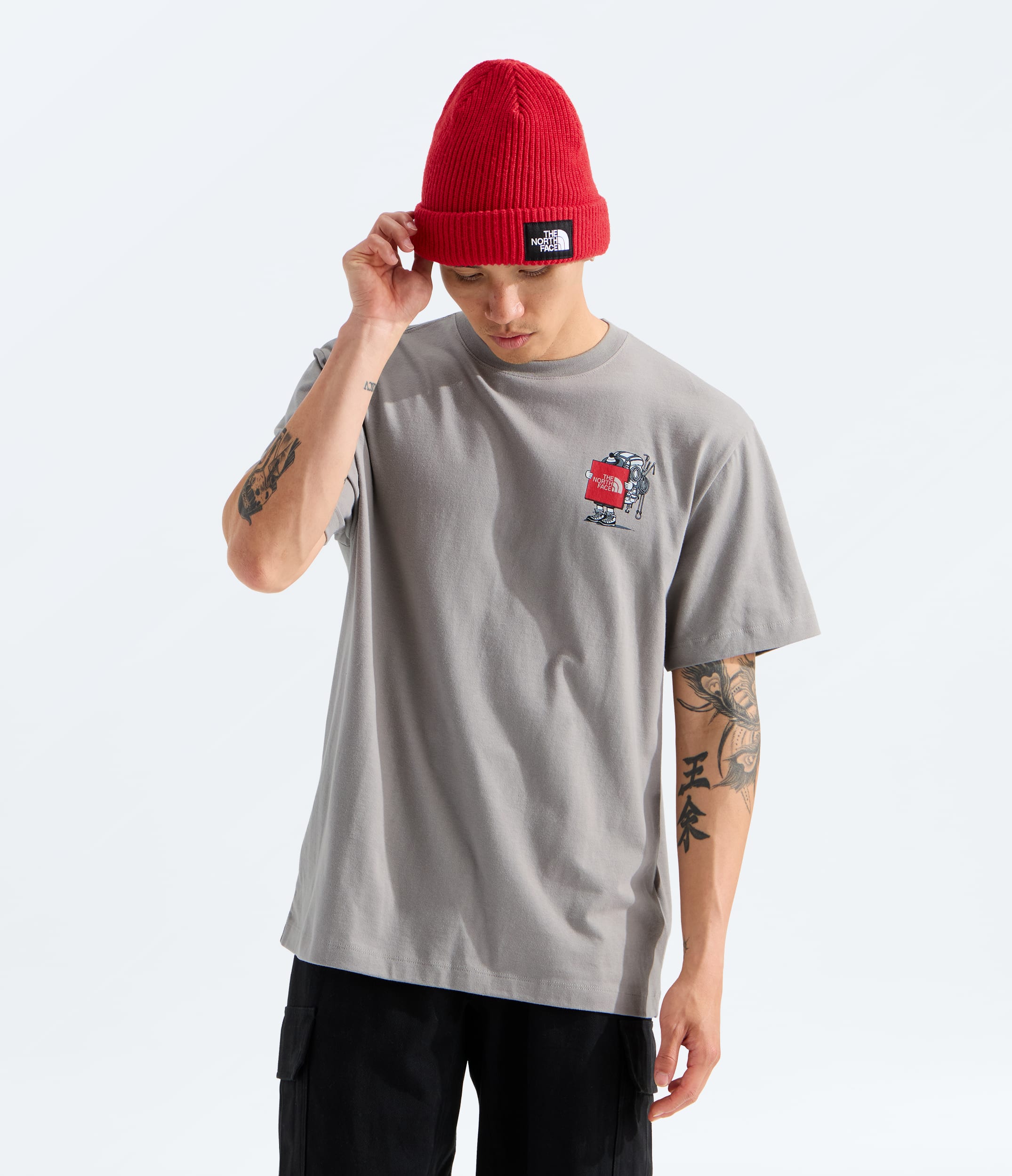 Unisex Gear Up Get Out Relaxed ShortSleeve TeeGraphic TNF BACK