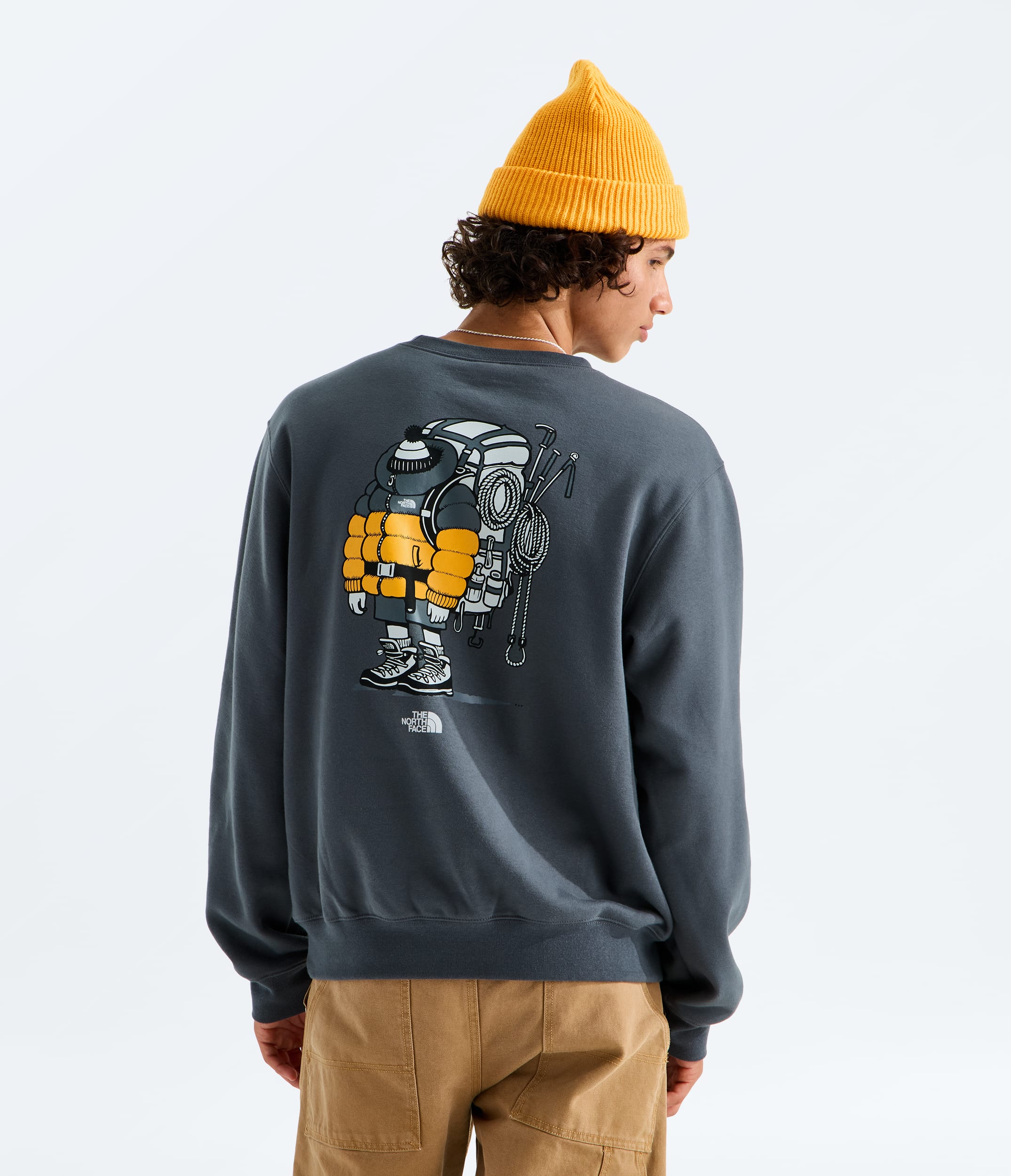 Unisex Gear Up Get Out Relaxed CrewGraphic TNF HERO2