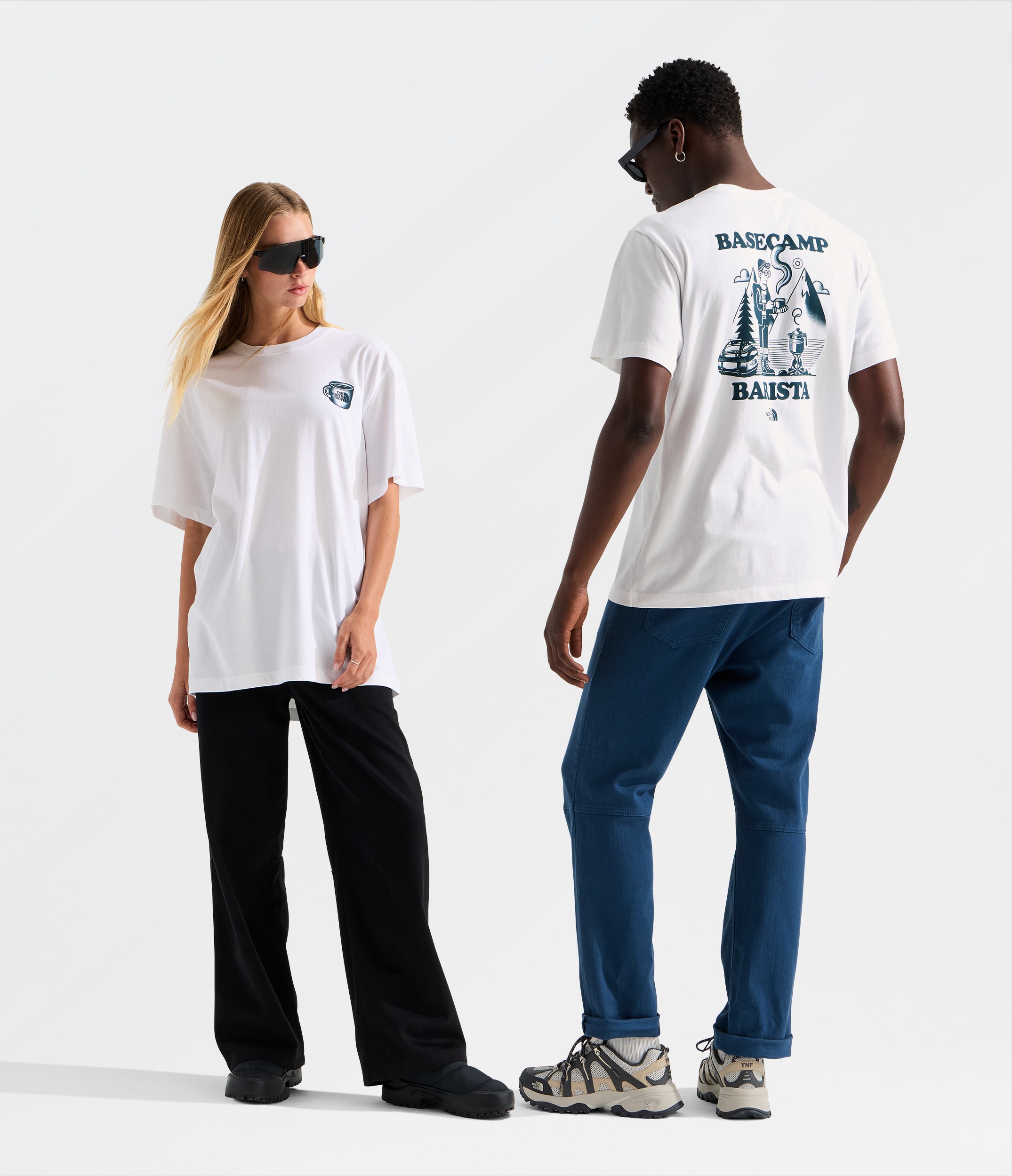 Unisex Basecamp Barista Relaxed ShortSleeve TeeGraphic TNF Main