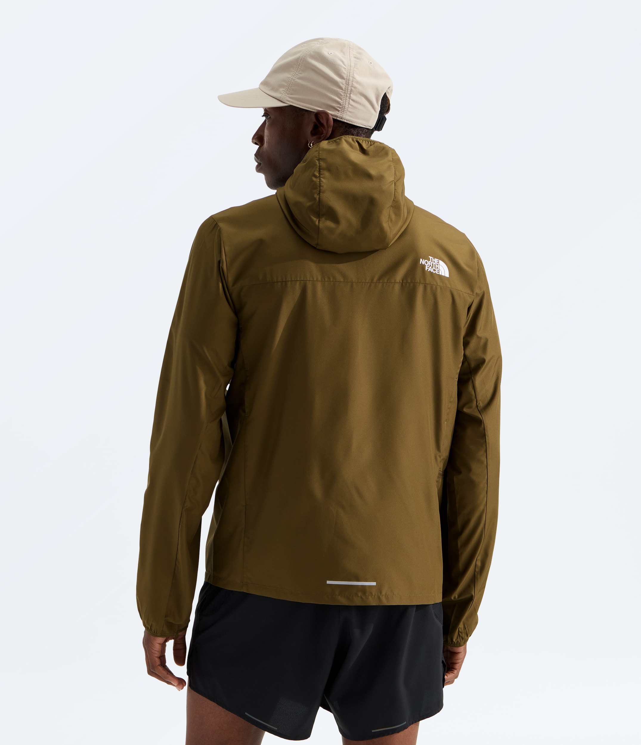 Mens Fontanales Wind Jacket TNF BACK
