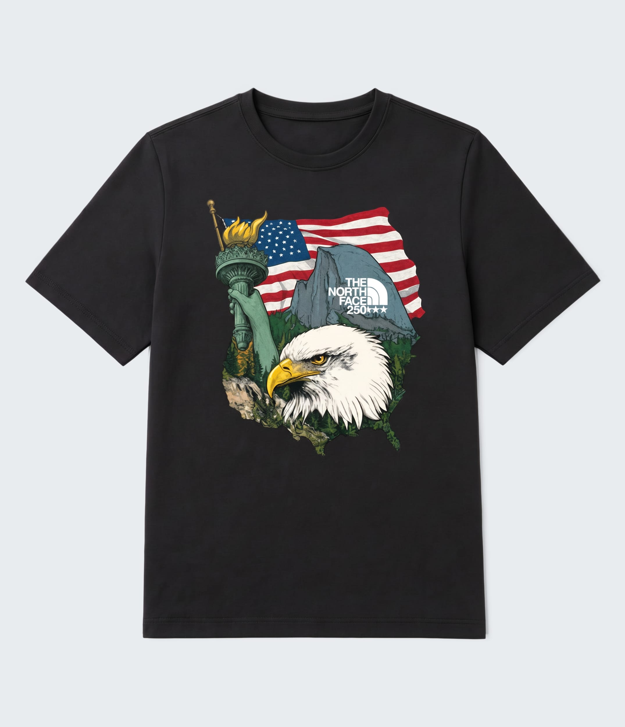 Unisex TNFUSA Relaxed Short Sleeve Tee TNF Main