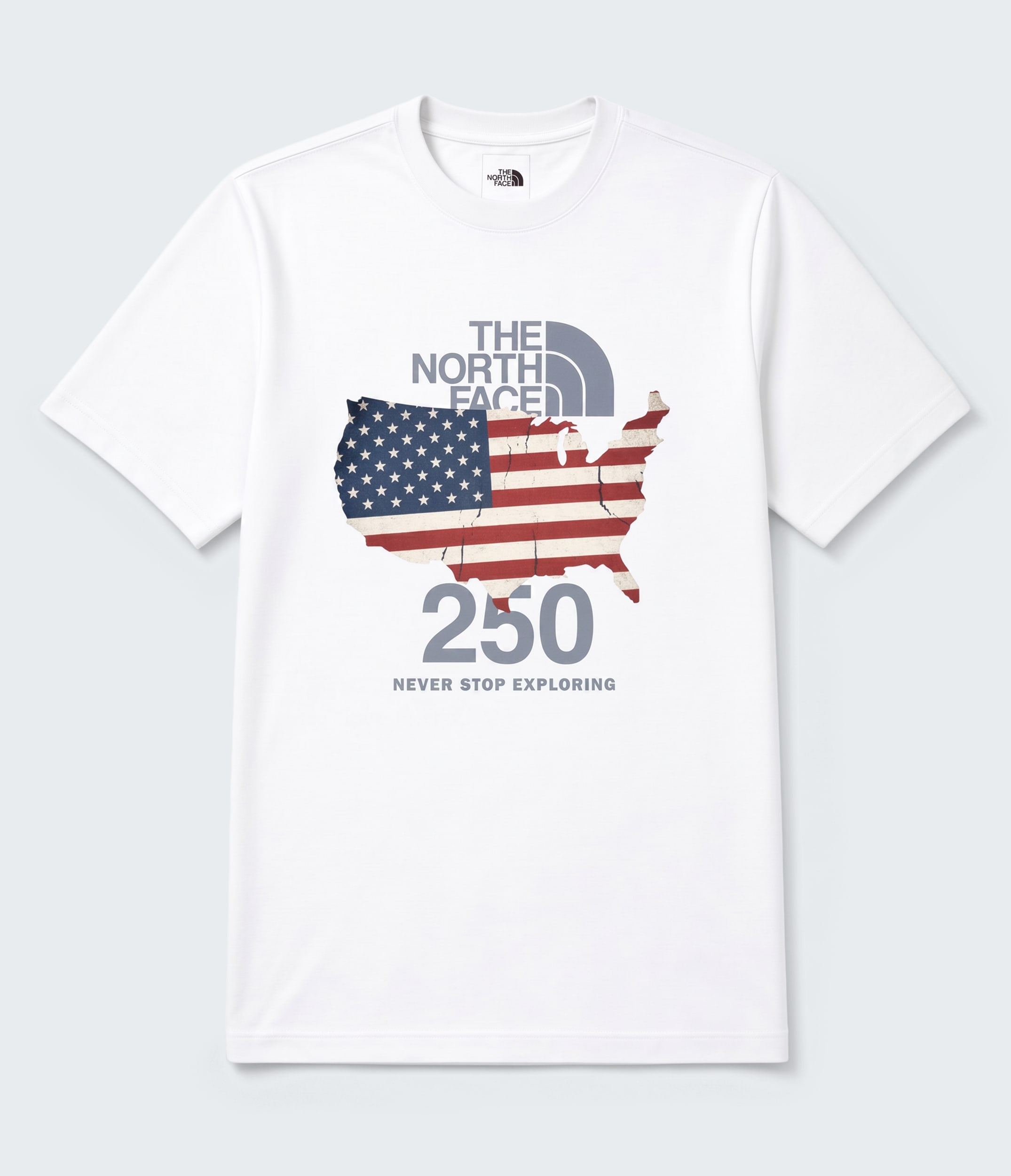 Unisex TNFUSA Relaxed Short Sleeve Tee TNF Main
