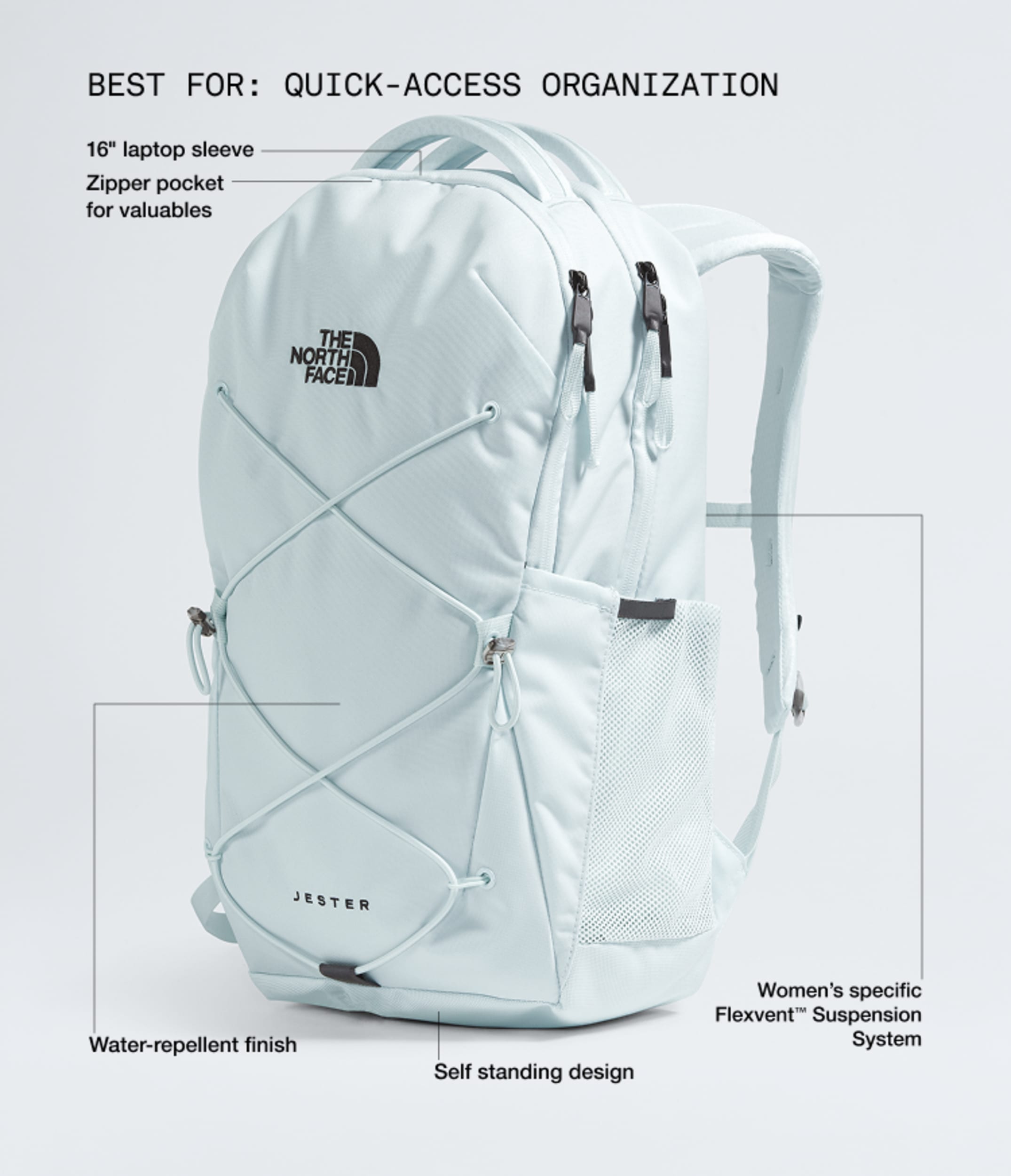 Womens Jester Backpack  27L TNF HERO2