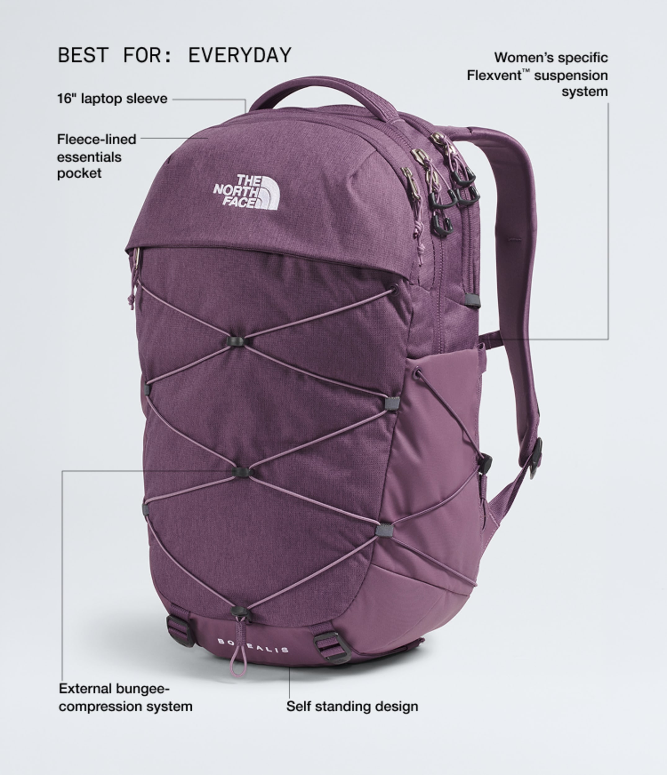 Womens Borealis Backpack  27L TNF HERO2