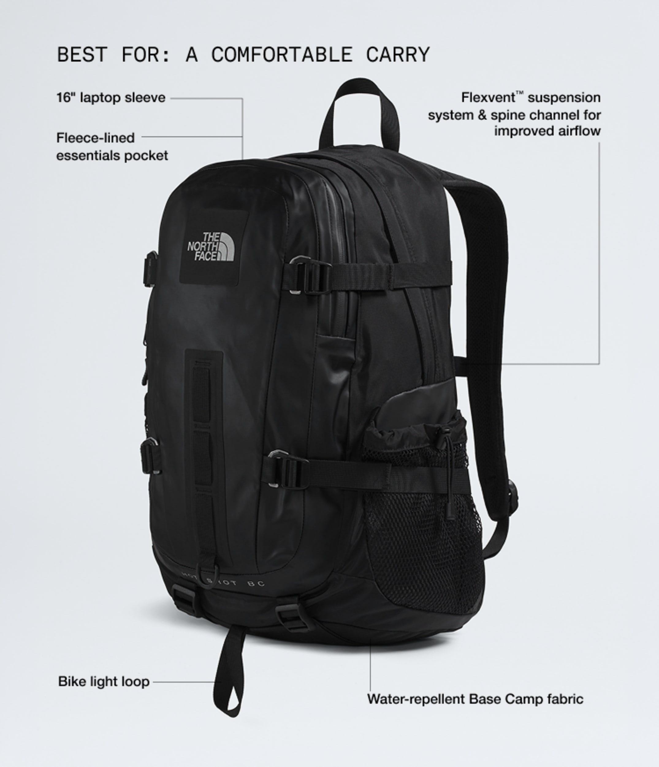 Hot Shot Base Camp Backpack  275L TNF HERO2