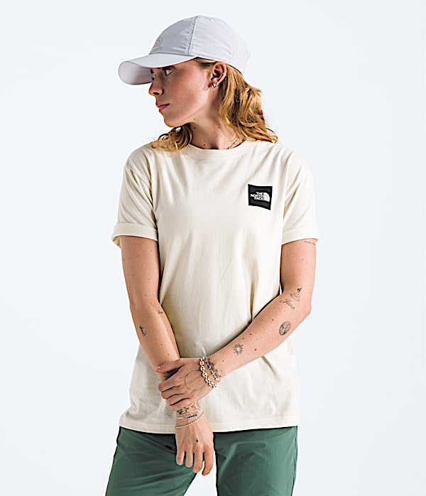 (取寄) ノースフェイス レディース ショート スリーブ ボックス ハーフ ドーム Tシャツ The North Face women Short Sleeve Box Half Dome Tee White Dune The North Face Core Box Half Dome Short Sleeve Shirt