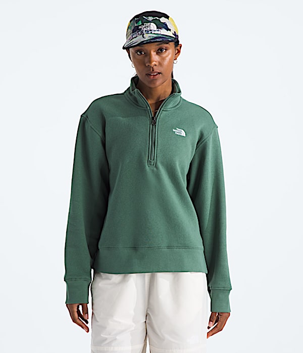 Women's Terry Oversized Cropped Crew | The North Face