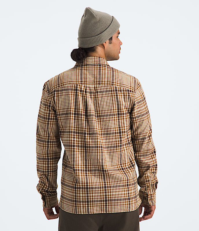 Mens Arroyo Lightweight Flannel Shirt TNF BACK