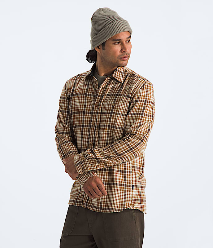 Mens Arroyo Lightweight Flannel Shirt TNF MODEL34