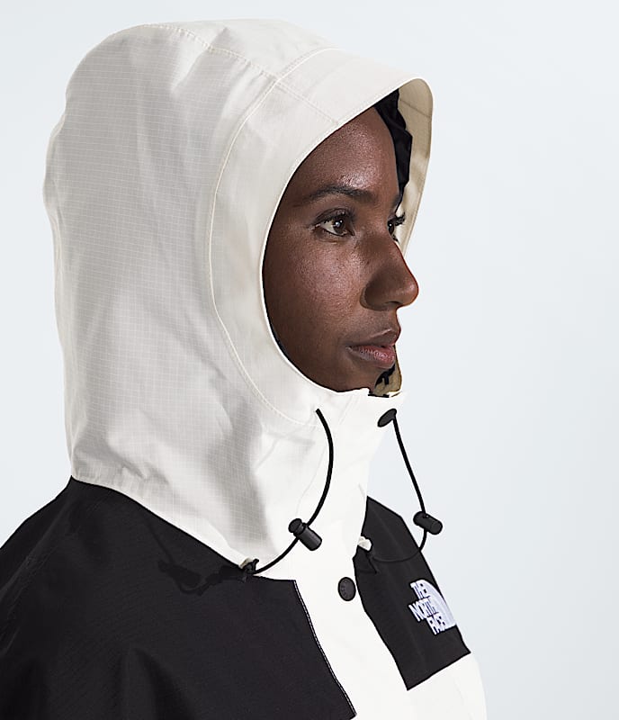 Manteau de montagne Mono DRYVENT pour femmes TNF Blanc dunenoir TNF MODELHOOD2