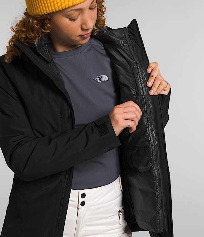 Manteau pour neige ThermoBall Eco Triclimate pour femmes TNF INT