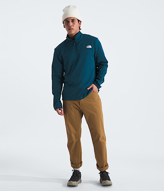 Men’s Cedar Trail Grid Fleece ¼-Zip