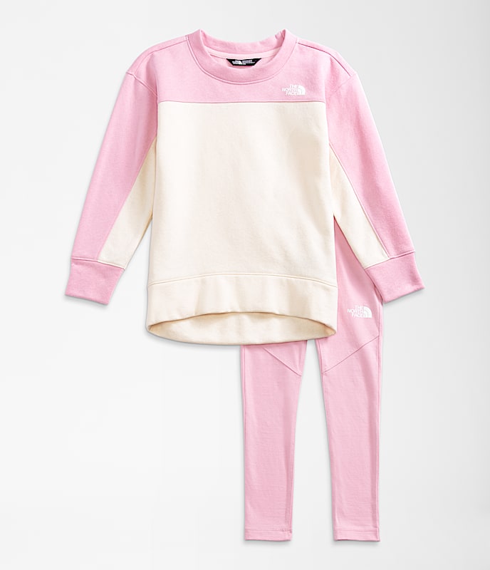 Kids Crew And Legging Set TNF ALTFRONT