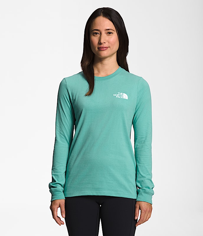Womens LongSleeve Box NSE Tee TNF BACK