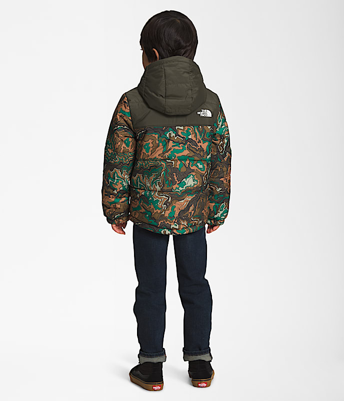 Kids Reversible Mount Chimbo FullZip Hooded Jacket TNF BACK