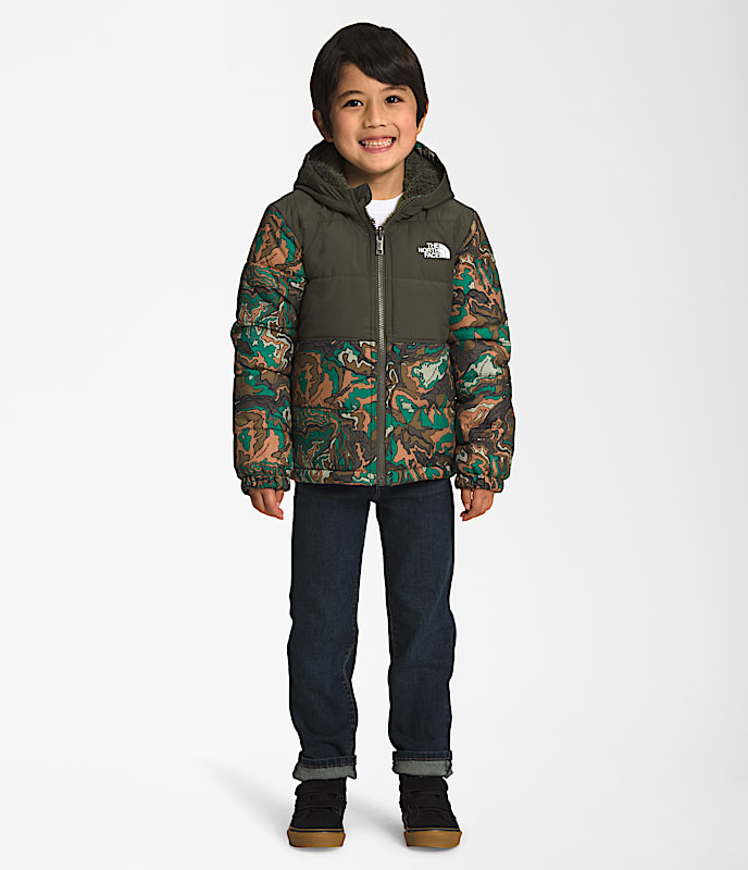 Kids Reversible Mount Chimbo FullZip Hooded Jacket TNF Main