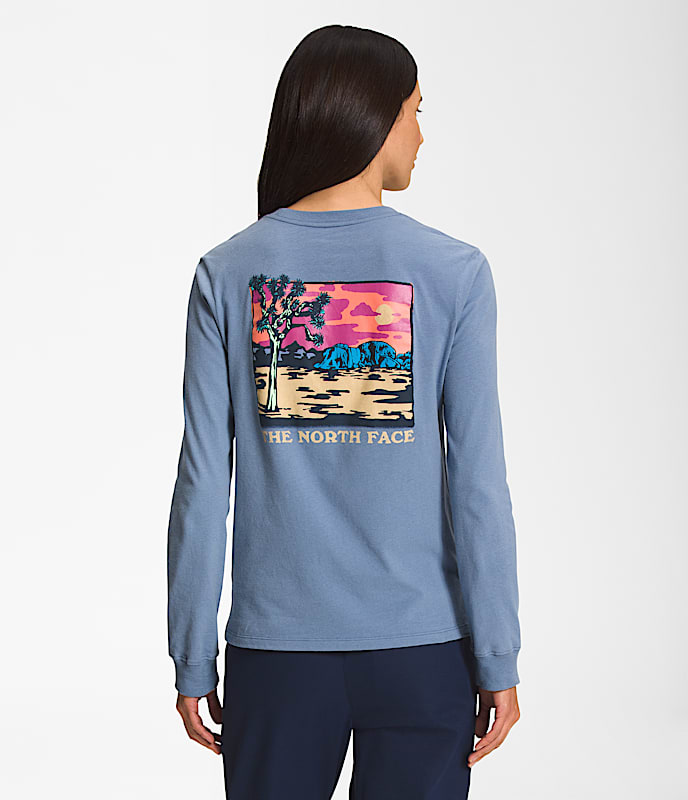 Womens LongSleeve Graphic Injection Tee TNF Main