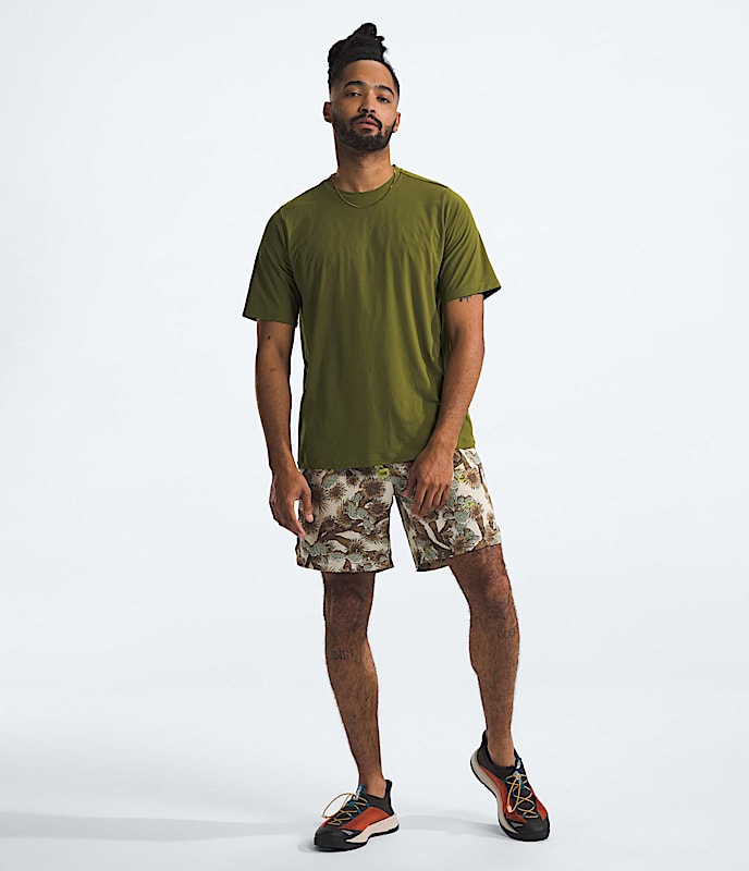 Mens Dune Sky ShortSleeve Crew TNF HERO2