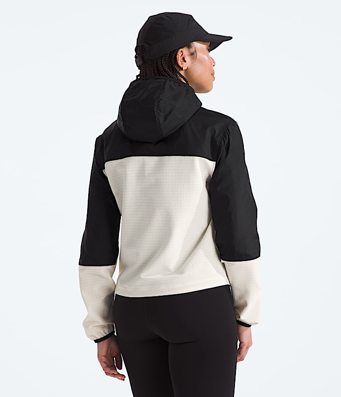 Womens Tekware Grid Hybrid FullZip Jacket TNF BACK