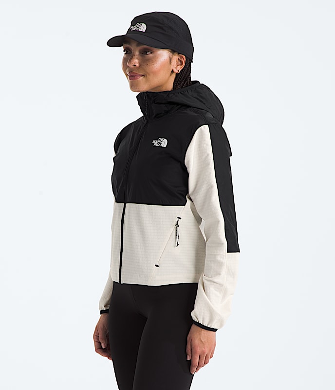 Womens Tekware Grid Hybrid FullZip Jacket TNF MODEL34