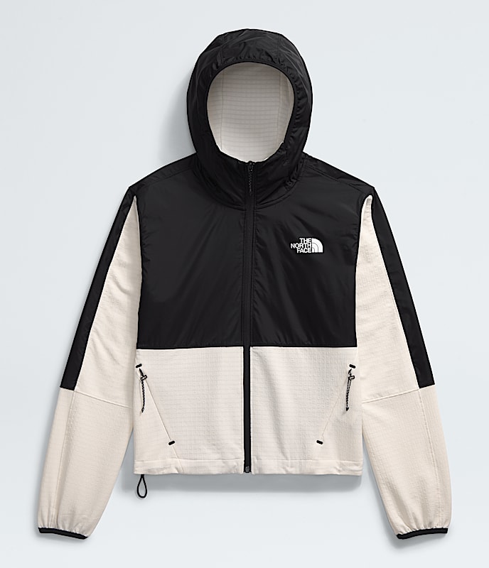 Womens Tekware Grid Hybrid FullZip Jacket TNF ALTFRONT