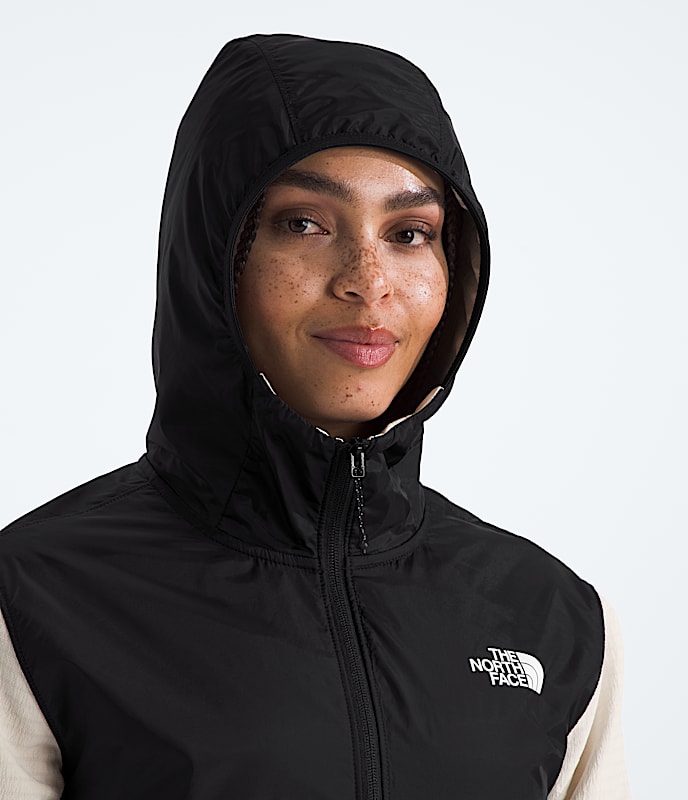 Womens Tekware Grid Hybrid FullZip Jacket TNF MODELHOOD2