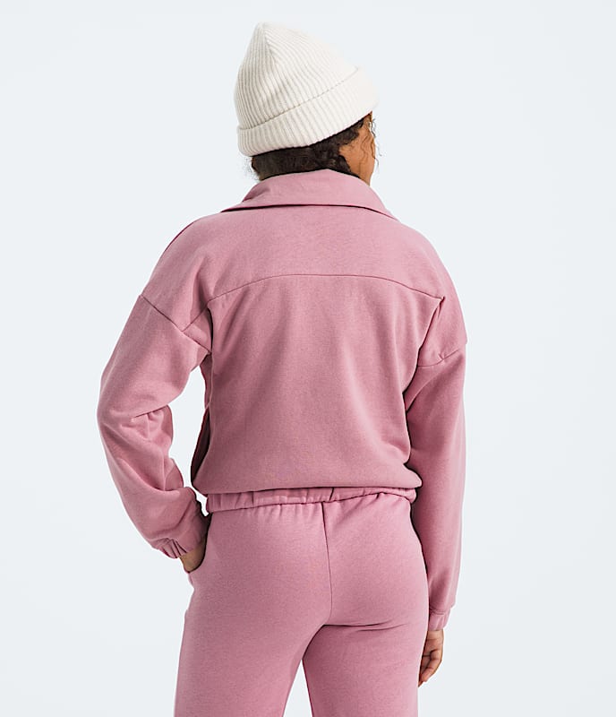 Girls Camp Fleece Zip TNF BACK