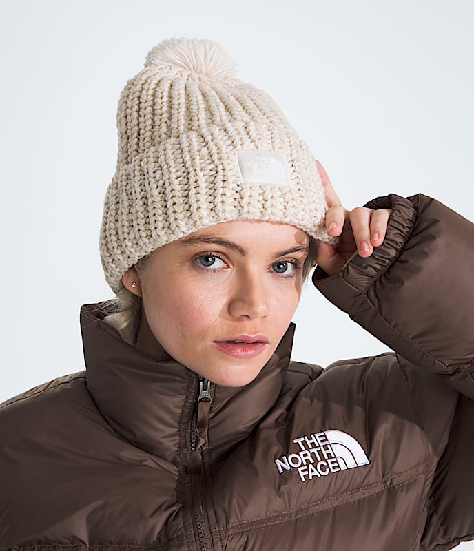 Cozy Chunky Cabin Beanie TNF MODELBACK