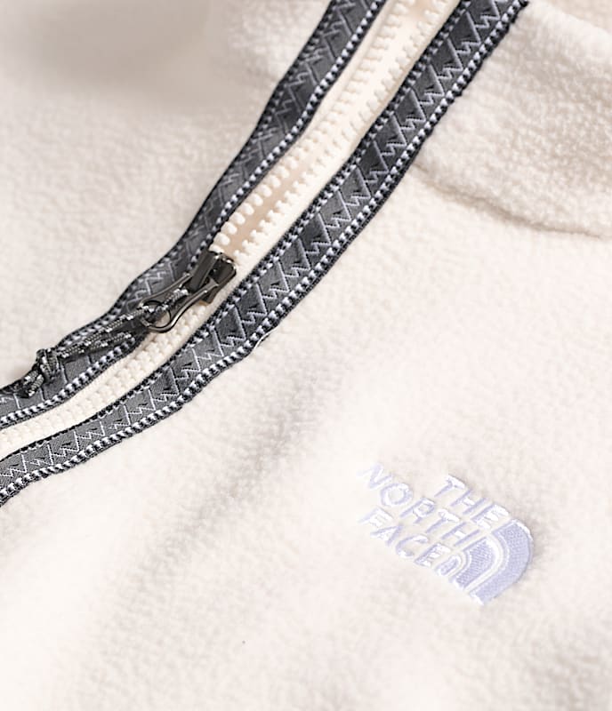 Womens TNF Fleeski Zip Pullover TNF DETAIL3