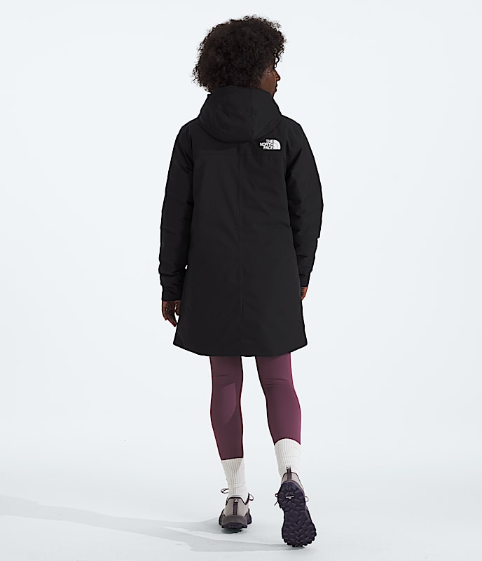 Womens TNF  Range Down Parka TNF BACK
