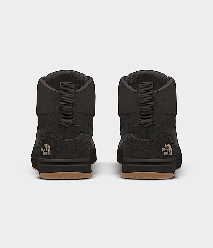 Mens Larimer Mid Waterproof Boots TNF TNF BlackVintage Khaki BACK