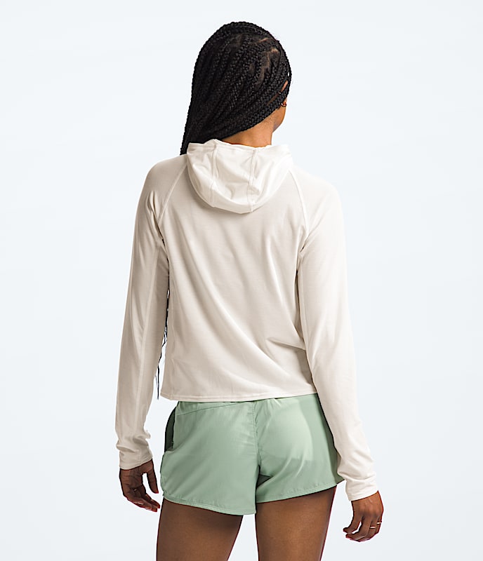 Womens Adventure Sun Hoodie TNF BACK