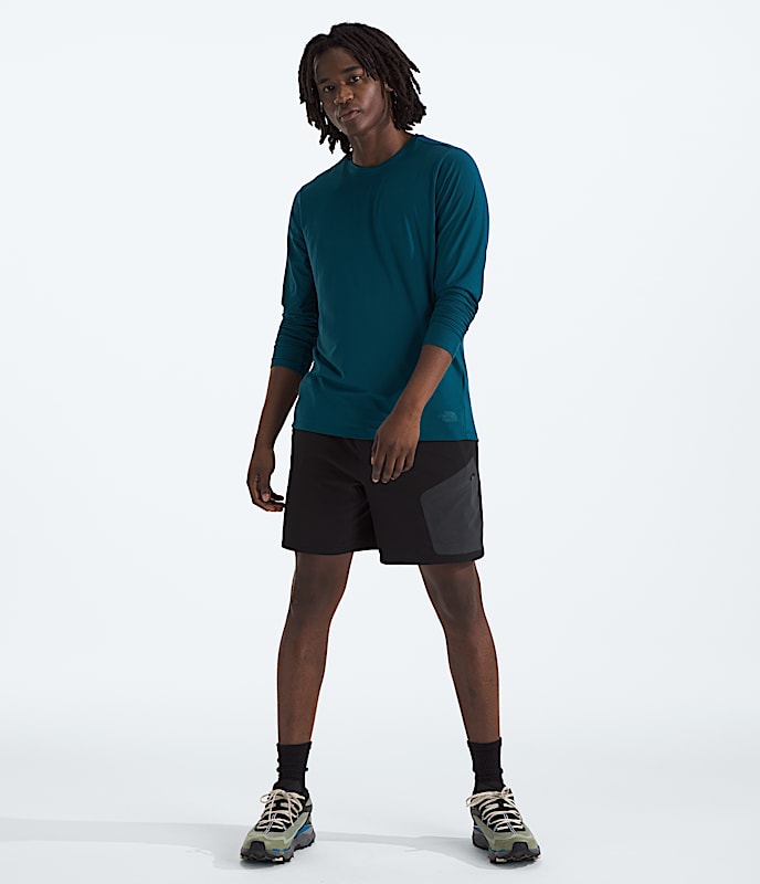 Mens Dune Sky LongSleeve Crew TNF HERO2