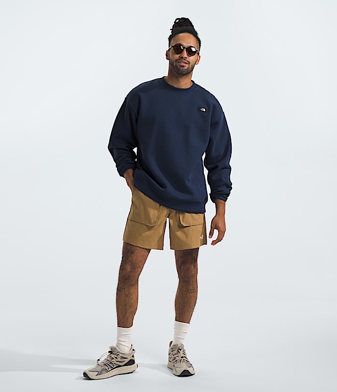 Mens Heavyweight Fleece Crewneck TNF HERO2
