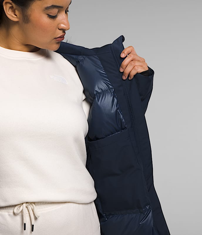 Womens Plus Arctic Parka TNF INT