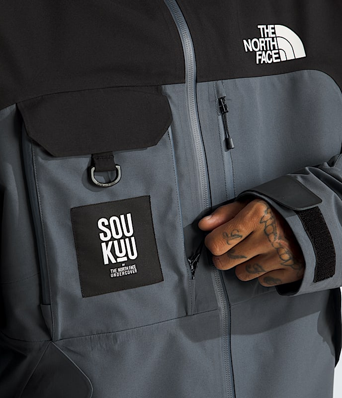 TNF X UNDERCOVER SOUKUU Hiking Shell Jacket TNF MODELCLOSE1