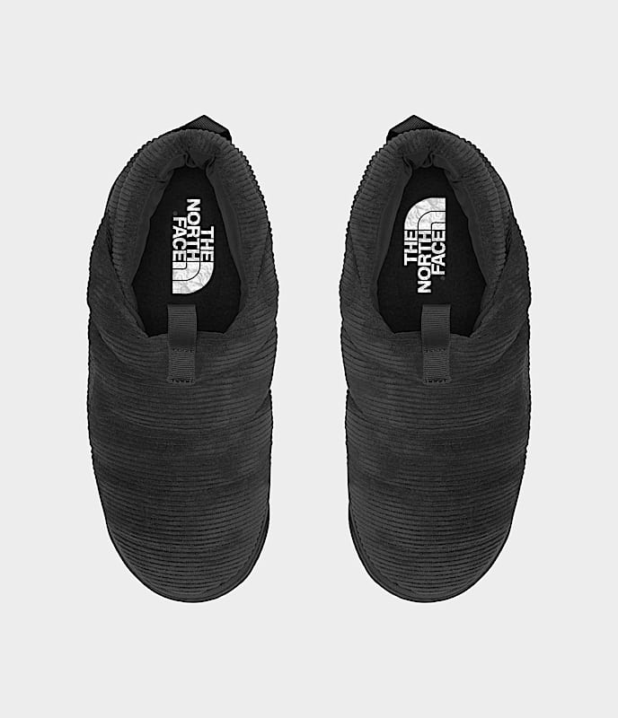 Mules Nuptse en velours ctel pour hommes TNF DETAILINSTEP