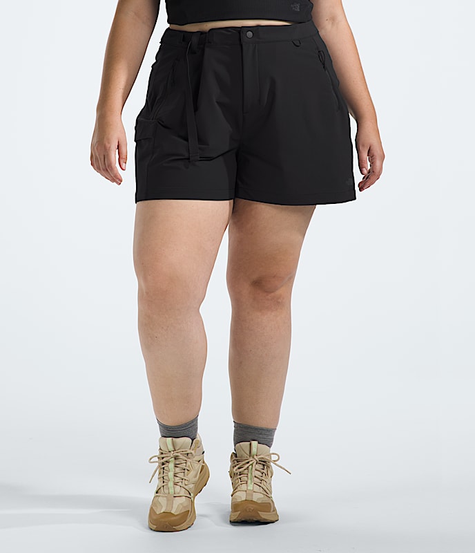 Womens Plus Bridgeway Shorts TNF HERO