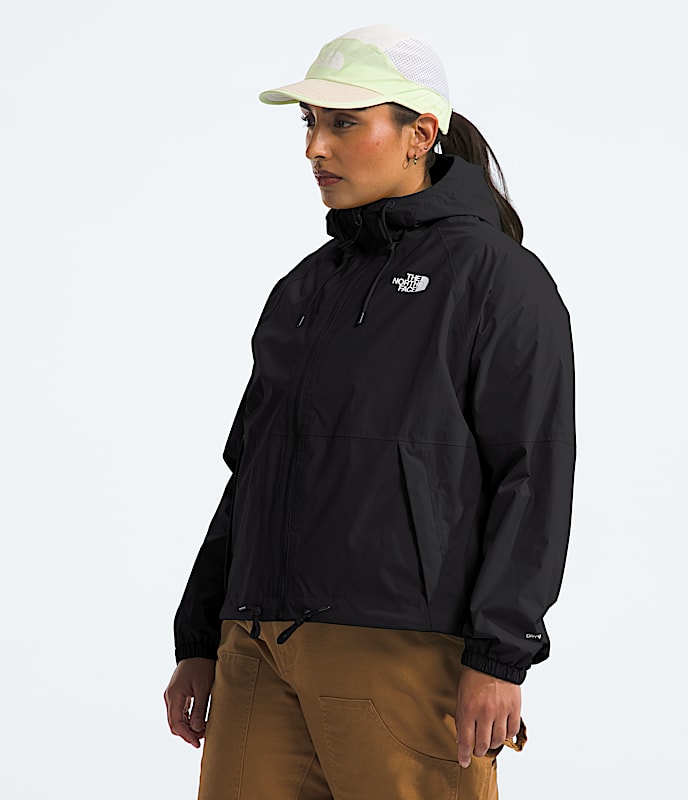 Womens Plus Antora Novelty Rain Jacket TNF MODEL34