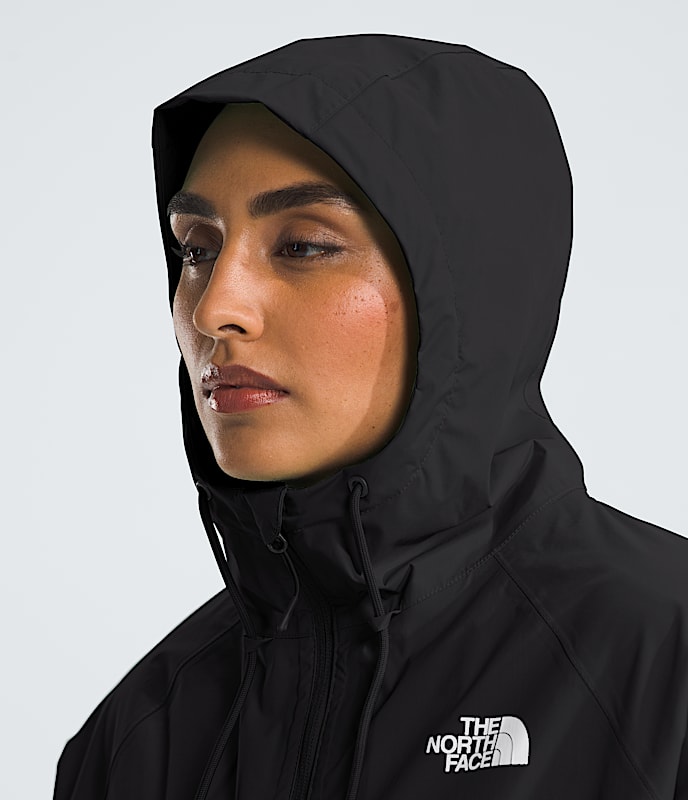 Womens Plus Antora Novelty Rain Jacket TNF MODELHOOD2